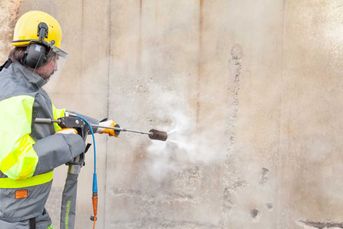 Beton aufrauhen Handlanze