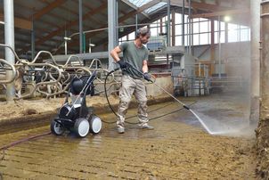 Reinigung Stallung